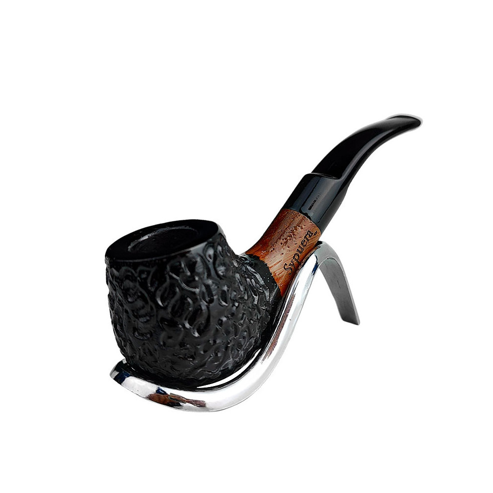 Pfeife Sypuera Rustikal schwarz/braun 11081