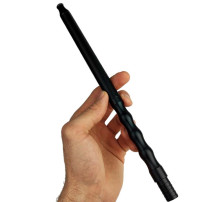 Shisha-Schlauch aus Silikon, Schwarz, Basic, 1,8 m