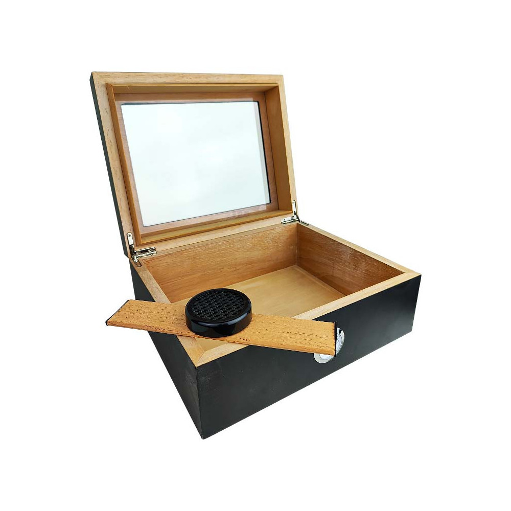 Humidor Gastro Black Hygrofront