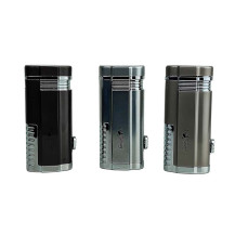 Triple Jet Grey Feuerzeug in Originalverpackung
