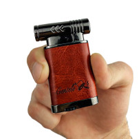 Lighter Jet Flame Leather Gentelo