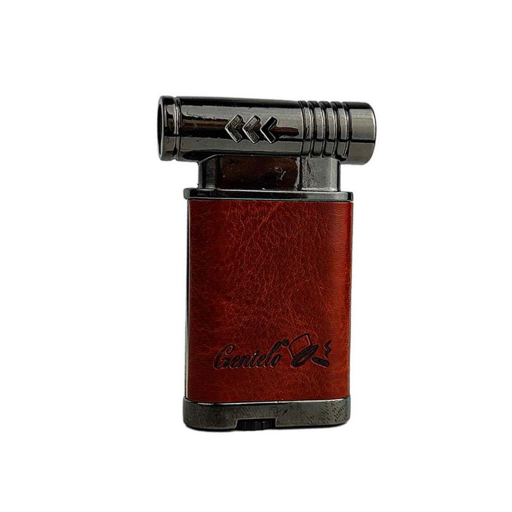 Lighter Jet Flame Leather Gentelo