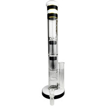 Phoenix Glass Bongo 43 cm - Milchschwarz