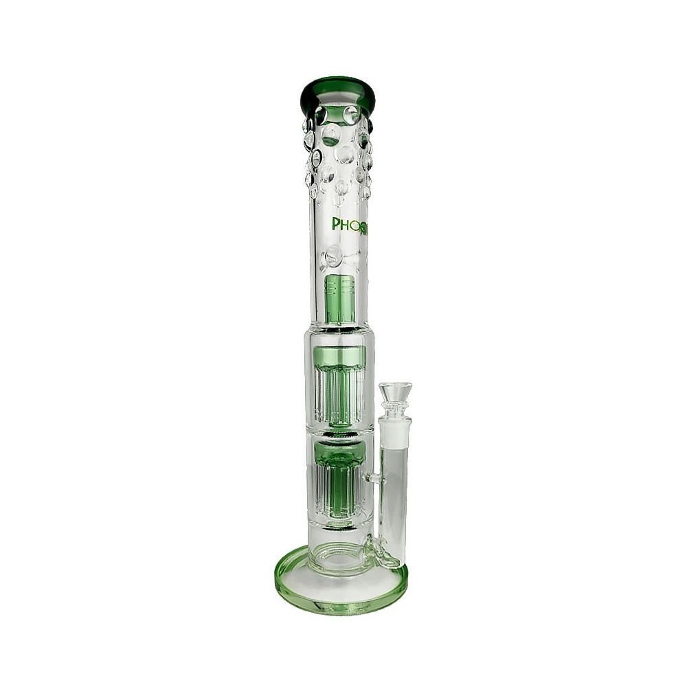 Glas-Bongo 46 cm - Grün