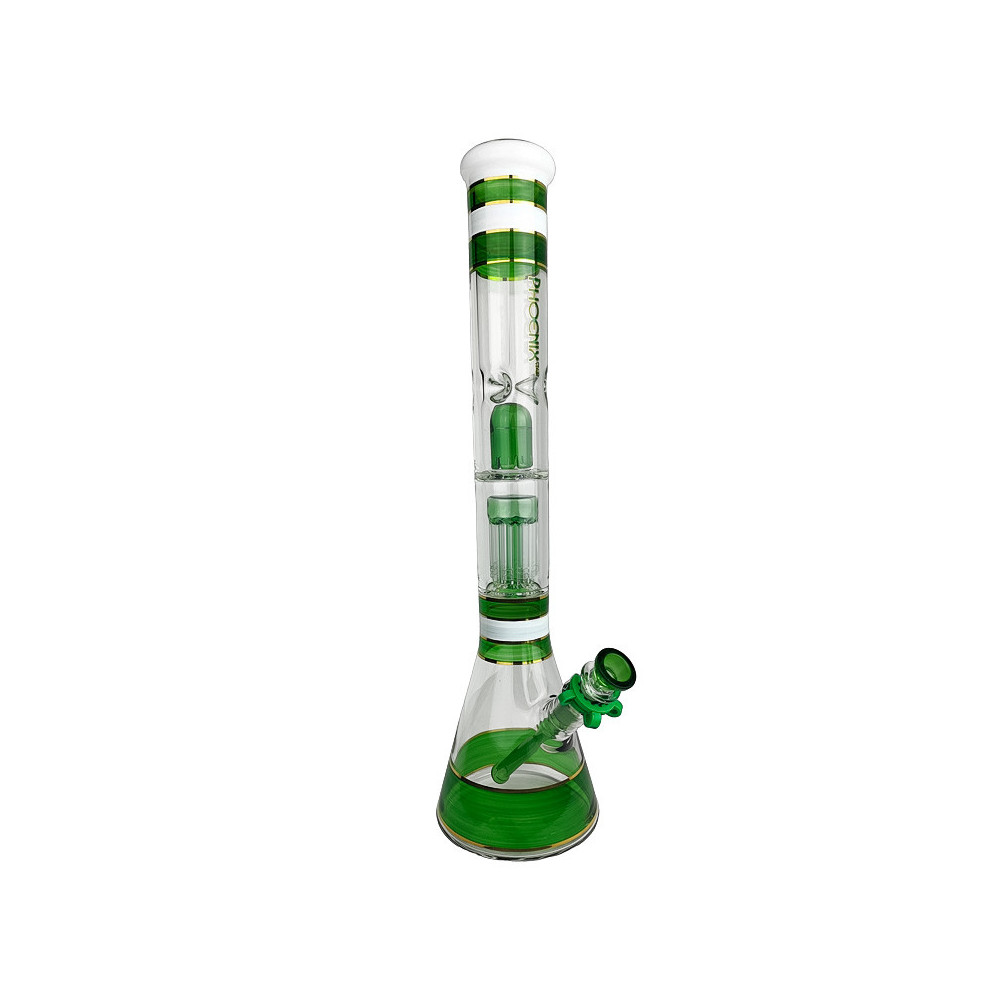 Glasbong Phoenix 46 cm - Grün