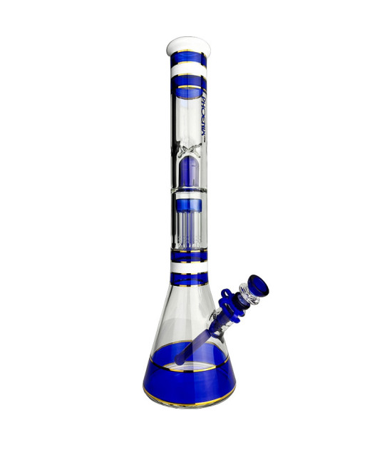 Glasbong Phoenix 46 cm - Blau