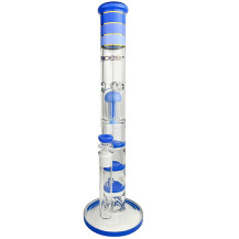 Bong Phoenix Triple Honeycomb 46cm - Blau