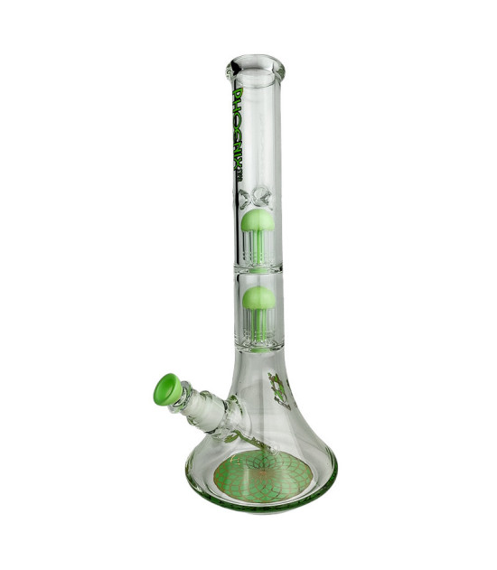 Glasbong Phoenix 41 cm - Grün