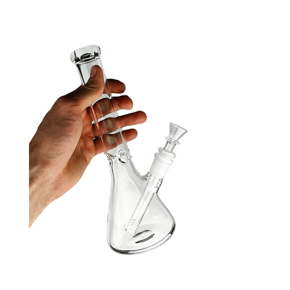 Glasbong 25 cm - Klarglas