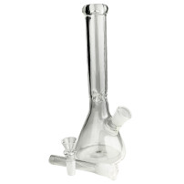 Glasbong 25 cm - Klarglas