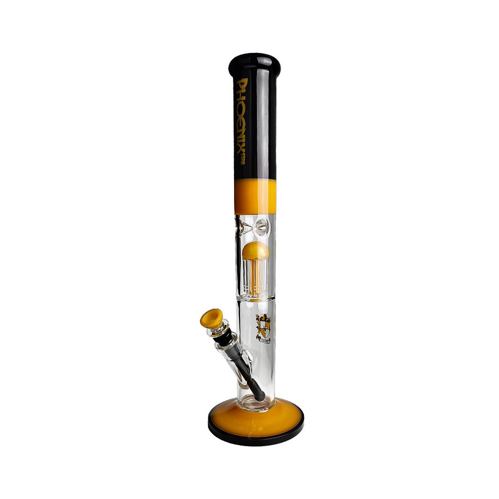 Glasbong Phoenix 46 cm - Dunkelorange