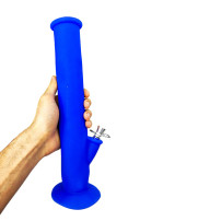 Silikonbong 35 cm Blau, handgeführt