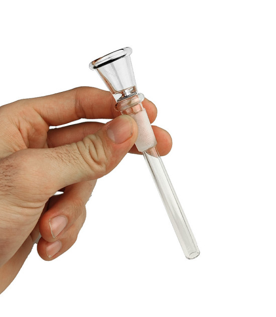 Bong puff NS14/8cm in hand