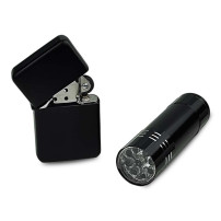 Survival-Geschenkset – Zippo-Feuerzeug + Taschenlampe