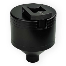 Dreiteiliger weißer Grinder mit Trichter