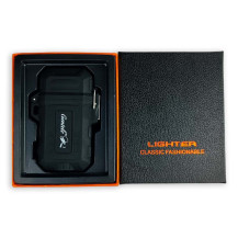 Survival Black USB-Plasmafeuerzeug in einer Box