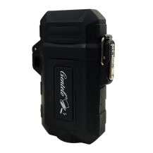 Plasma-Feuerzeug USB Survival Schwarz