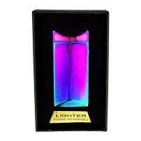 Cosmo Double Arc Rainbow USB-Feuerzeug in Box