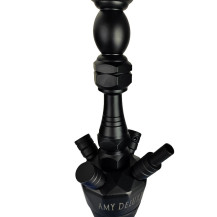 Hookah AMY Deluxe Diamond - Blaue Schlauchadapter