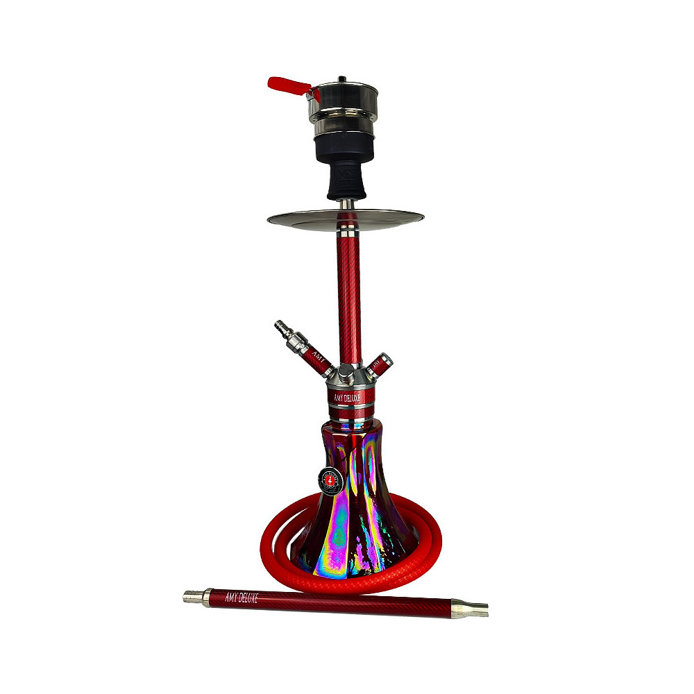 Hookah AMY Deluxe Carbonica Pride - Rot