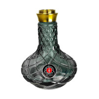 Hookah AMY Deluxe Carbonica Hybrid - Schwarz - Vase