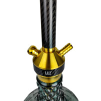 Hookah AMY Deluxe Carbonica Hybrid - Schwarz - Hookah-Adapter