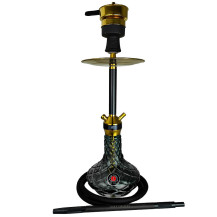 Hookah AMY Deluxe Carbonica Hybrid - Schwarz