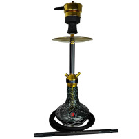 Hookah AMY Deluxe Carbonica Hybrid - Schwarz