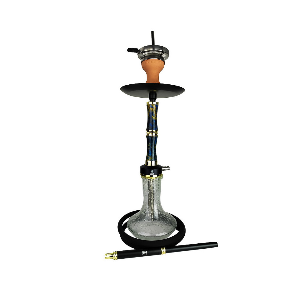 Shisha KAYA ELOX ECO Marmor Blau / Leuchtend