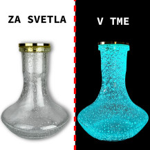 Shisha KAYA ELOX ECO Marmorblau / Leuchtend - Vase