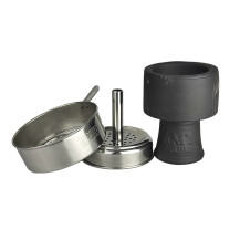 Hookah Amy Deluxe Middle Zoom Rainbow – Kronen- und Hitzemanagement
