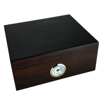 Humidor Dunkles Holz Hygrofront