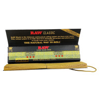 Raw Black Slim KS Drehpapier + Filter offen