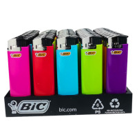 BIC Maxi Elektronisches Feuerzeug, Farbmix