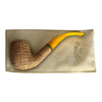 Pfeife SAVINELLI PANNOCCHIA RUST. NATURAL 9MM 606 mit Pfeifenbeutel