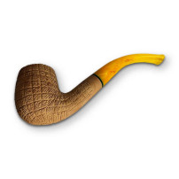 Pfeife SAVINELLI PANNOCCHIA RUST. NATURAL 9MM 606 liegend