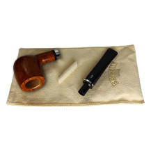 Rohr SAVINELLI MINERVA LISCIA NAT 9MM 106 - zerlegtes Rohr mit Rohrsack