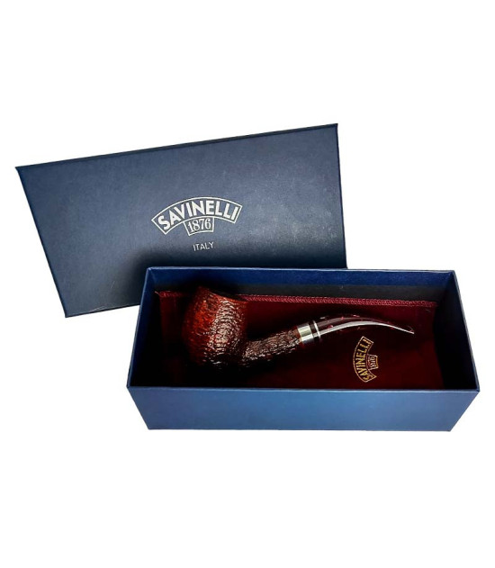 Pfeife SAVINELLI BACCO RUS. Dunkelbraun 9mm 670 in Schachtel