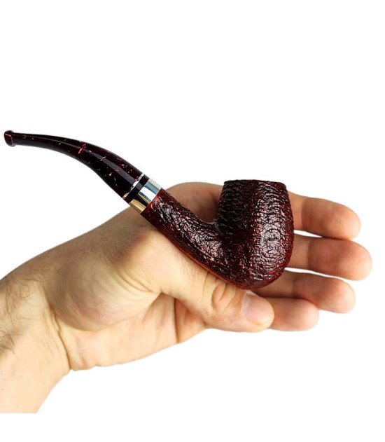 Pfeife SAVINELLI BACCO RUS. DUNKELBRAUN 9MM 670 in Hand