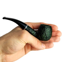 Pfeife SAVINELLI ARCOBALENO RUSTIC GREEN 9MM 626 in Hand