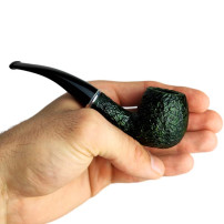 Pfeife SAVINELLI ARCOBALENO RUSTIC GREEN 9MM 626 in Hand