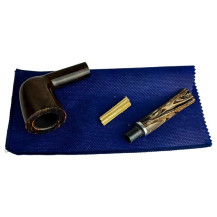 SAVINELLI MORELLINA SMOOTH BROWN 9MM 409 Pfeife - zerlegte Pfeife mit Pfeifenbeutel