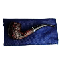 SAVINELLI Arcobaleno RUSTIC RED 9MM 606 Pfeife mit Pfeifenbeutel