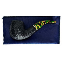 Pfeife SAVINELLI CAMOUFLAGE RUS. SCHWARZ 9MM 616 mit Pfeifentasche