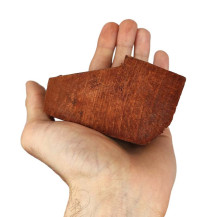 Bruyère-Pfeifenblock gerade in der Hand