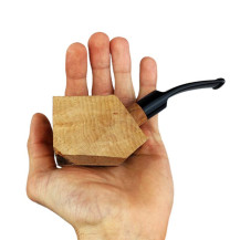 Bruyère-Hobbypfeife, von Hand gebogen