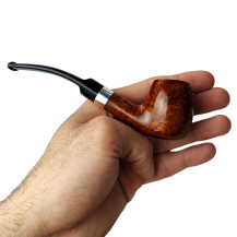 Aurea Ars Billard halbgebogenes Silber 925 Una vitaviola in der Hand