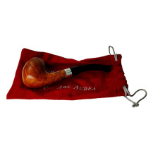 Aurea Ars Billard Half Bent Silber 925 Una vita violenta mit Pfeifenbeutel