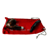 Aurea Ars Billard Half Bent Silber 925 Filottete - zerlegte Pfeife