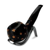 Molina Half Bent Chubby Ball Moon pipe